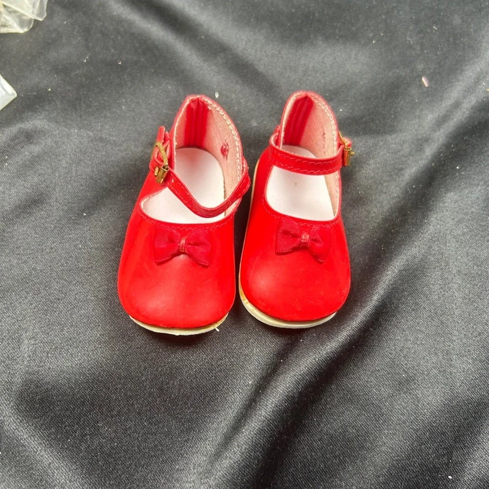 Vintage Doll Shoes Lot Tallina's Syndee's Darice Mary Janes Skates Boots 8 Pairs